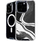 Black Marble Ink iPhone 16 Pro MagSafe Case